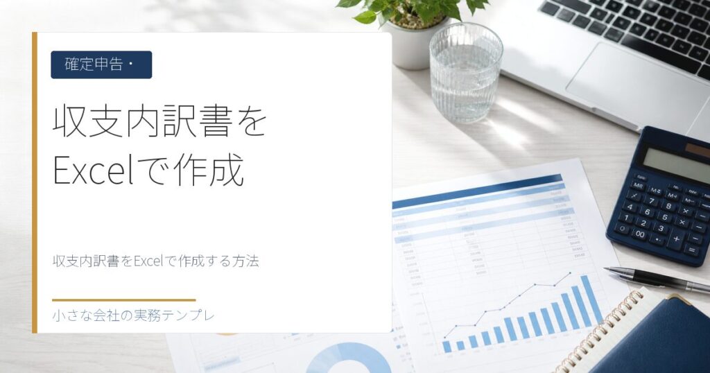 収支内訳書をExcelで作成する方法【白色申告の帳簿づけから】