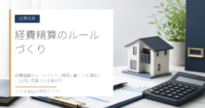 経費精算のルールづくり｜規程に書くべき項目と、社内に定着させる進め方