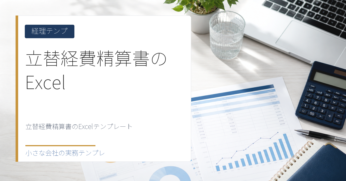 立替経費精算書のExcelテンプレート【無料DL・税率別集計とインボイス欄つき】
