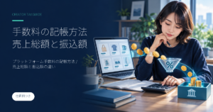 プラットフォーム手数料の記帳方法｜売上総額と振込額の違い